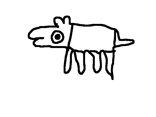 uhmm. That dog is not normal