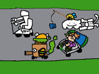 Kart race collab