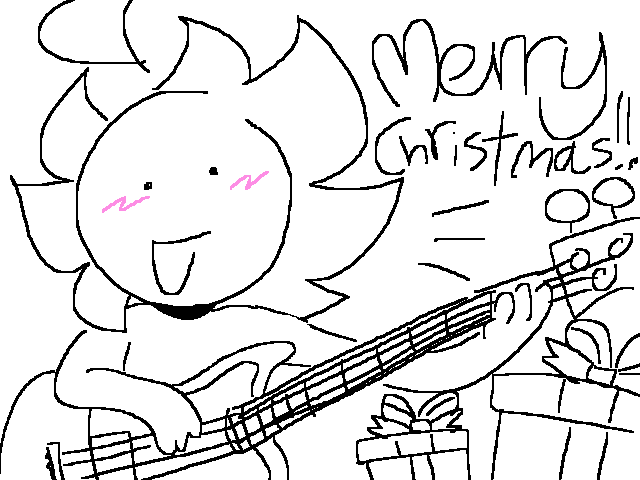 Quick little Christmas drawing ^_^