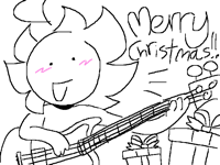 Quick little Christmas drawing ^_^