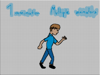 One animation Multiple artists