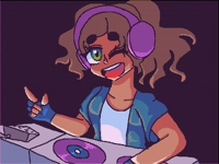 Dj from sketch to finished art
