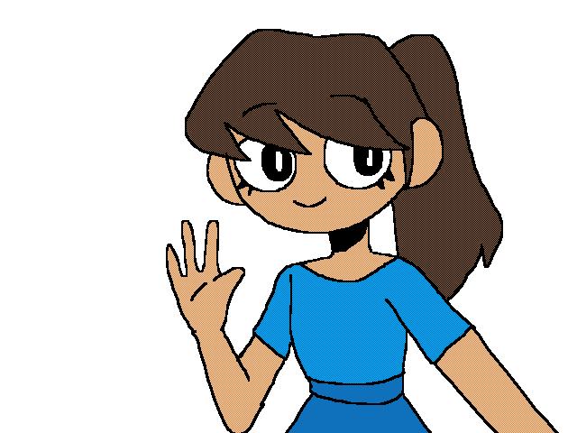 I tried drawing in a cartoonish style
