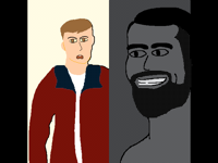 Average folioscoper vs Chad featured lion
