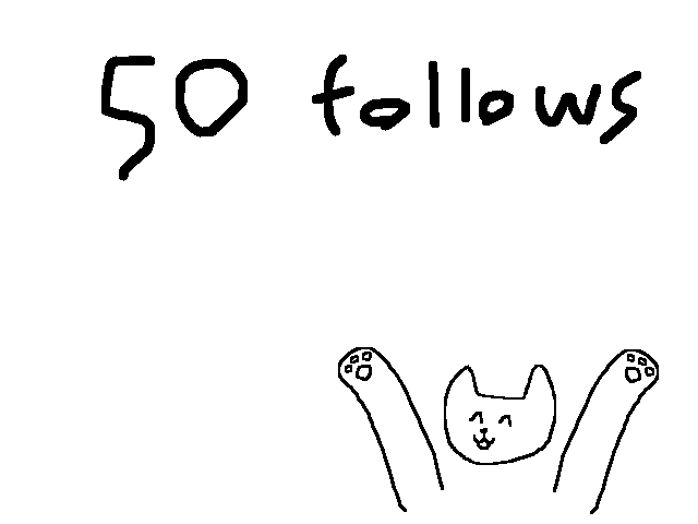 50 followers!!