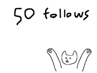 50 followers!!