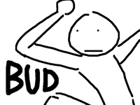 Bud gets revenge on big hand guy