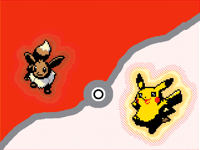 Eevee and pikachu