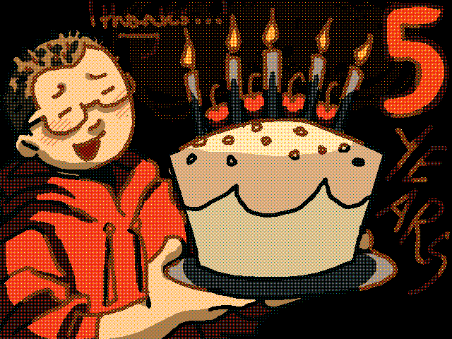 five years