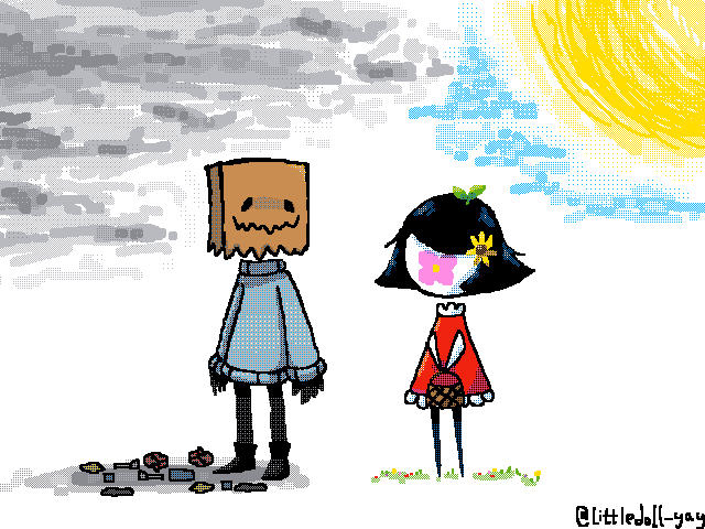 -•{Flowers girl & bag boy}•-