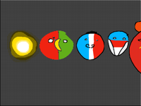 Draw the planets ( @countryball )