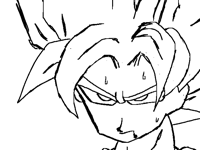 Three bye guys Goku drawings before I get on the-