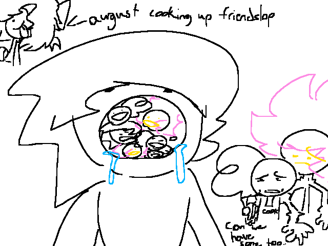 Shin eats friendslop