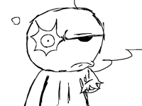 what this dude so grumpy for