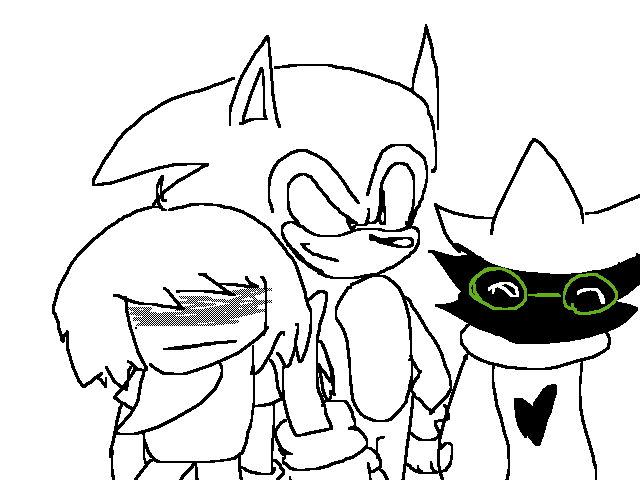 The fun gang doodle cuz I like Deltarune