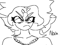 August if she crashed tf out and went super Saiyan