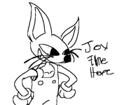 Jax but he’s an actual hare/rabbit