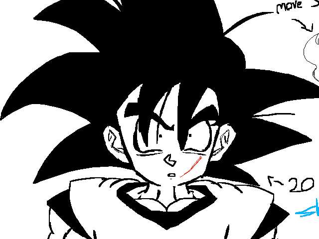 Shocked Goku