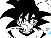 Shocked Goku