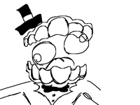 normal Caine drawing