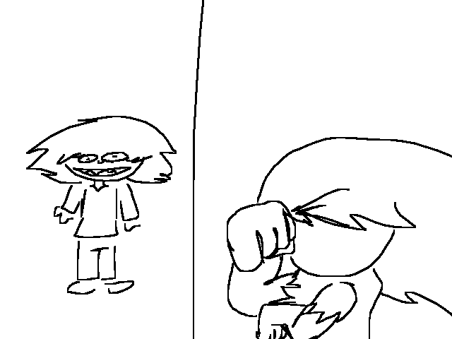 laughing in a serious ass situation