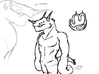 a lil concept redesign or varient of my creature