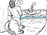 flirting with the unicorn across the river