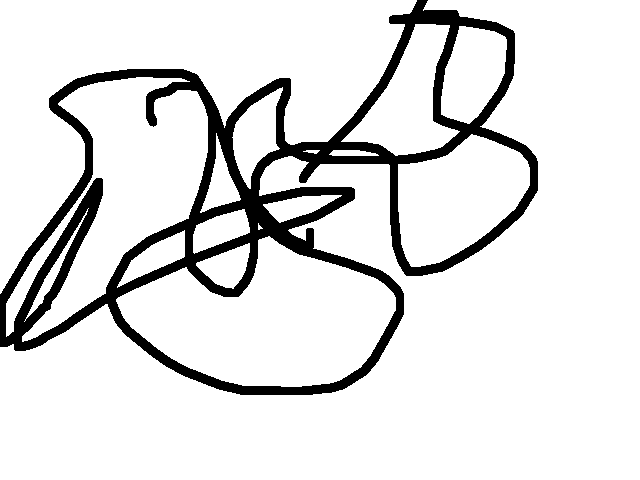 Making a picture with a jumble of scribbles