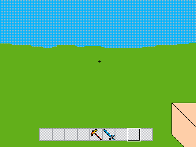 Minecraft 1st person view