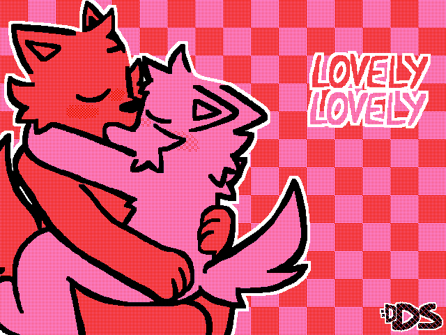 lovely red and pink hearts