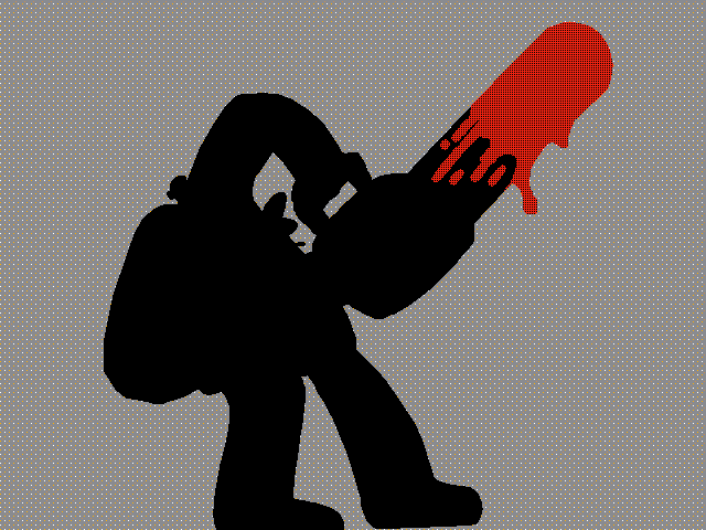 yeah he got a chainsaw