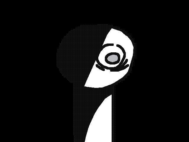 "I gently open the door"