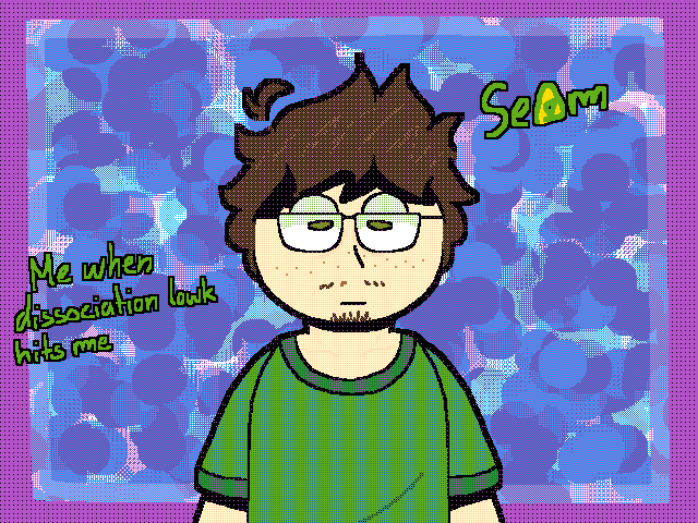Drawing of myself except i hate my own body