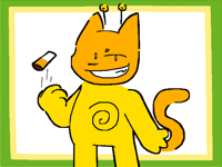 My new oc hes named cattofello