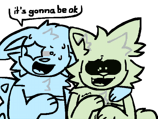 two totally sane teens gently open the door