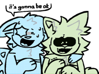 two totally sane teens gently open the door