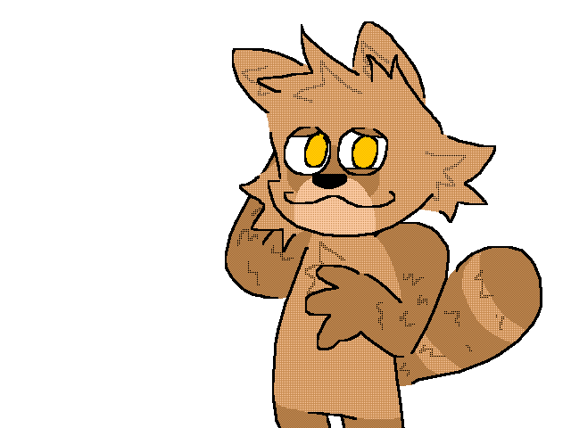 raccoon except I gave up on life and rushed it