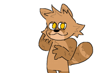 raccoon except I gave up on life and rushed it