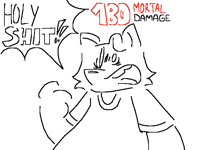 I let my finger draw by itself i think