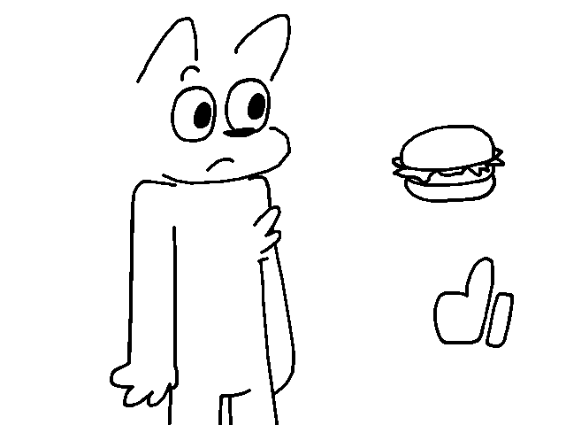 eating a burger at 3 am simulator