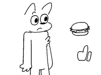 eating a burger at 3 am simulator