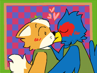 Falox kissing