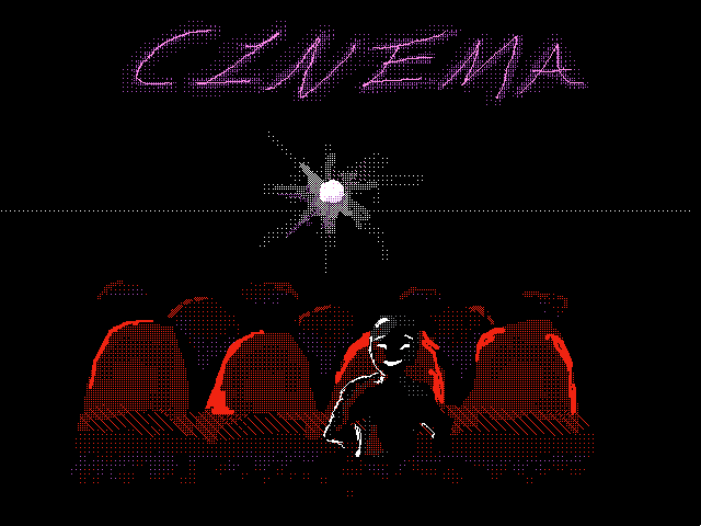 Watching a movie