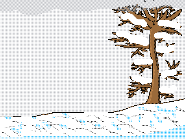 It’s snowing outside my house!