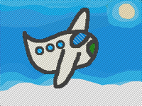 I Made this on a Airplane