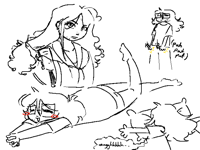 doodles they all me tho hahahaha