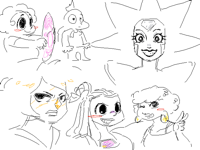 i forgot to postmy other steven universe doodls