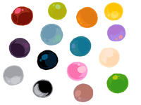 go my shinycolored balls