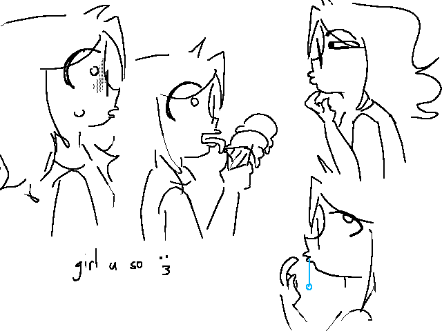 i love drawing 😗side profile