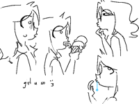 i love drawing 😗side profile